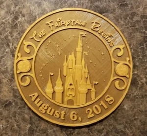 11" Personalisierte Magic Kingdom Motto Hochzeit Geschenk Plakette (Disney Wohndeko) - Bild 1 von 8