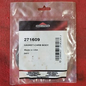 Genuine Briggs & Stratton 271609 Carburetor Body Gasket - Picture 1 of 2