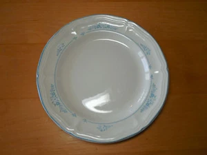 Plato de ensalada de viñedo para horno de ladrillo 7 5/8" azul floral 1 ea 7 disponible - Imagen 1 de 6