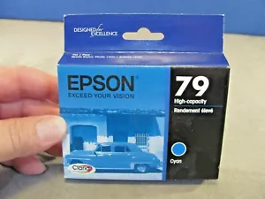 New Original Box Genuine Epson 79 Cyan Ink Cartridge in sealed packaging 37 - Picture 1 of 4