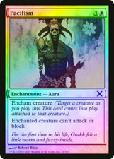 Pacifism FOIL 10th Edition LP/NM White Common MAGIC THE GATHERING