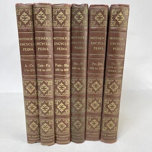 THE MOTHER’S ENCYCLOPEDIA Vintage Set Of 6 Volumes Parent’s Magazine 1952 - Imagen 1 de 22