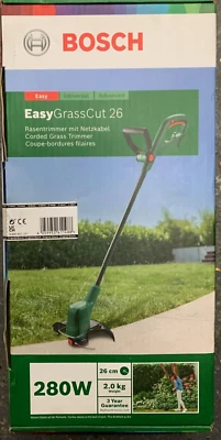 Bosch Electric Grass Trimmer EasyGrassCut 26 (280 Watt, Cutting Diameter 26 Cm, - Image 1 of 4