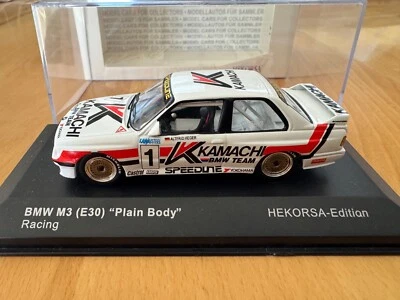 IXO Custom 1/43 BMW M3 (E30) 1989 Macau Guia Race Kamachi #1 Altfrid Heger - Image 1 of 4