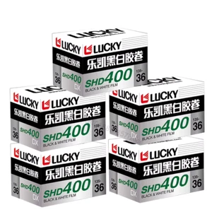 1/3/5/6/10 Rolls CHINA LUCKY 135 Black and White Film SHD400 36 Sheets with DX C - Picture 1 of 10