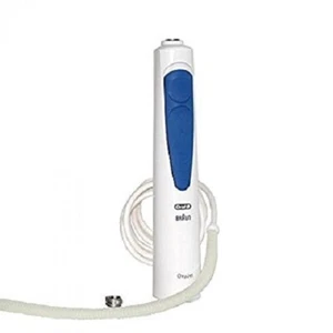 BRAUN Impugnatura Maniglia Bianca con Tubo per Idropulsore Getto ORALB 3719 3724 - Foto 1 di 1