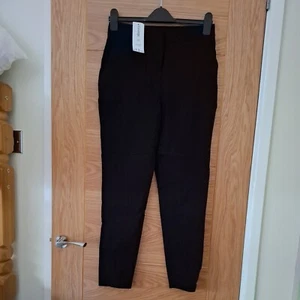 George Viscose Black Trousers - Picture 1 of 5