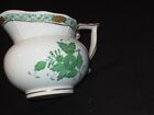 Herend Chinese Bouquet Green Creamer Porcelain Never Used (Q327)