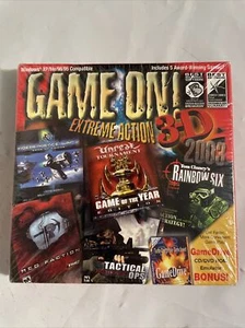 Game On Extreme Action 3-D 2003 CD/DVD Rom 5 juegos ganadores de premios. Nuevo precintado. - Imagen 1 de 2