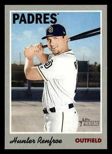 Hunter Renfroe 2019 Topps Heritage #130 San Diego Padres Buy10get5FREE - Picture 1 of 2