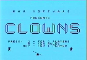 TI-99/4A CLOWN SU FLOPPY DISK 5,25 - Foto 1 di 1