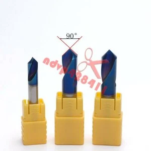 1pc HRC65°Spotter Chamfer Positioning hole 3 4 5 6 8 10 12 Angle 90°New - Picture 1 of 7