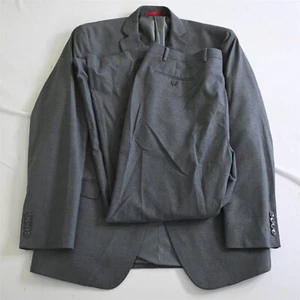 Alfani 44L 40x32 Gray Slim Fit Stretch Mens Jacket Pants Suit - Picture 1 of 12