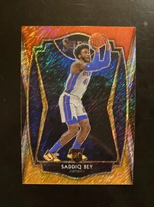 2020-21 Panini Select Red White Orange Shimmer #175 Saddiq Bey RC Pistons - Bild 1 von 2