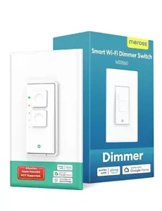 meross Smart Dimmer Switch Single Pole, Smart 2.4GHz WiFi Light Switch (2-Pack) - Picture 1 of 6