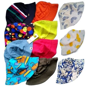 Baby Boys Sun Hat Summer Bucket 12 18 24 Months NEXT Bright Cotton Beach Holiday - Picture 1 of 38