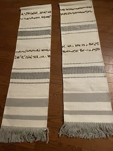 2 Stck. Gewebt Wandbehang Boho Home Chic Bohemian Art Dekor 54 Zoll x 13 Zoll - Bild 1 von 5