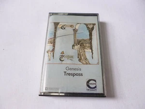 GENESIS ~ TRESPASS ~ RARE CHARISMA GERMAN REISSUE PROG ROCK CASSETTE TAPE - Picture 1 of 6