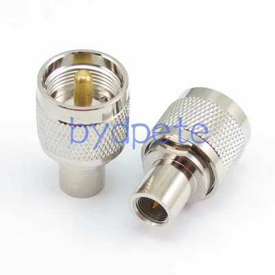 PL-259 PL259 UHF male plug to FME male Straight connector RF Converter Adapter  - Image 1 of 4