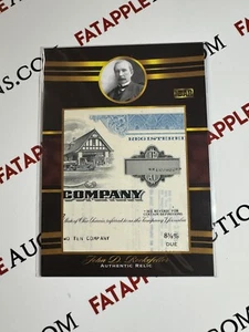 2022 The Bar John D Rockefeller autentica reliquia Jumbo #JR-8 - Foto 1 di 2