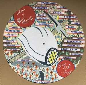 Steve Earle & The Dukes *Ghosts of West Virginia* Slipmat for turntable slip mat - Picture 1 of 1