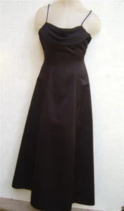 Onyx Nite Women’s 4 S Sheath Evening Party Gown Sun Dress Spaghetti Strap Black - Picture 1 of 6
