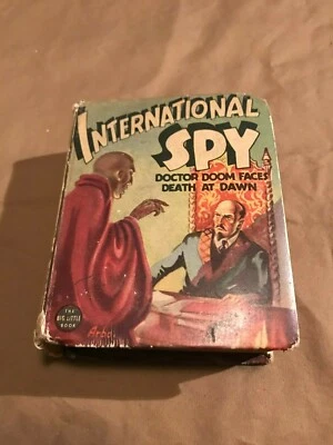 International Spy Doctor Doom Faces Death at Dawn 1937 Whitman BLB #1148   - Image 1 of 4