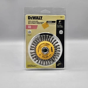 DeWalt 4" DW4925 5/8"-11 " Carbon Stringer Wire Wheel - Picture 1 of 3