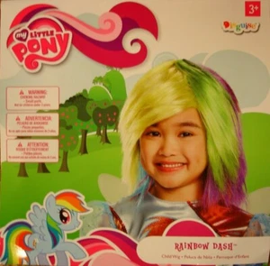 NEW My Little Pony Rainbow Dash Wig - Girls Child -kids ages 3+ -NEW NWT  /gh3 - Picture 1 of 1
