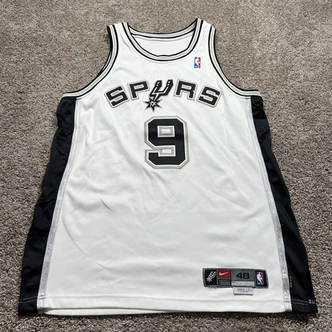 San Antonio Spur Tony Parker Pro Cut Authentic Jersey 48 2003-04 Home White NBA Cover