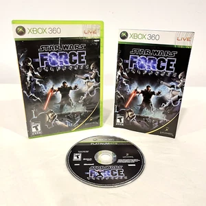 STAR WARS THE FORCE UNLEASHED MICROSOFT XBOX 360 COMPLETE 2008 LUCASARTS GAME - Picture 1 of 4