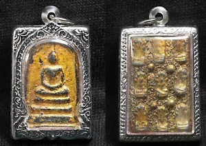 Phra Somdej Luang Phor Toh Wat Phra Keaw Temple raro amuleto Buddha tailandese polvere - Foto 1 di 8