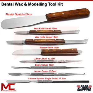 Laboratory Wax Modelling Dentist Technician Carvers Lab Surgical Instruments  - Picture 1 of 9