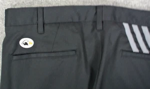 ADIDAS GOLF PANT + BANDON DUNES OREGON GOLF LINKS Black Stretch 34 x 34 Pants - Picture 1 of 7