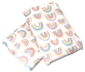 Your Zone Rainbow 2 XL Twin Sheets Multicolor Made in OEKO-TEX - Picture 1 of 3