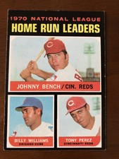 1971 Topps 1970 National League Home Run Leaders #66