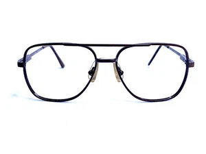 New VTG Youth Disney Metal Aviator Eyeglasses Italy 26 Demi Brown 48 16 125 - Picture 1 of 9