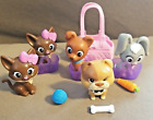 Barbie Pets Dogs Bunny Cats Carriers & Toys Accessories Lot of 12