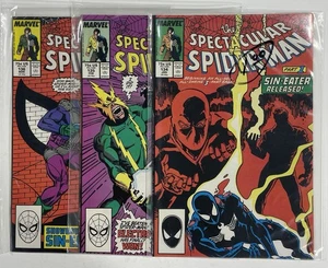 Spectacular Spider-Man 134 135 136 Lot Near Mint NM Marvel 1987 - Picture 1 of 1