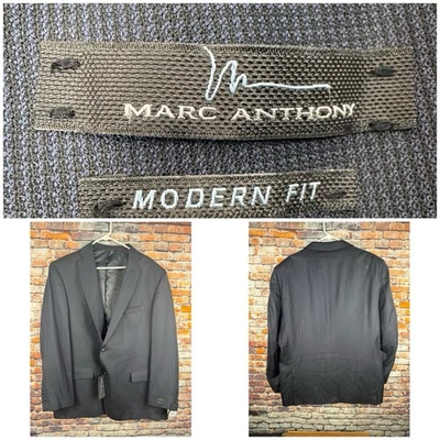 Casaco esportivo Marc Anthony ajuste moderno 2 botões 48 regular azul marinho - Imagem 1 de 4