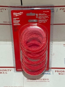 Milwaukee 49-16-2782 .095" x 20' Pre-Cut Trimmer Line 5-Pack - Picture 1 of 1