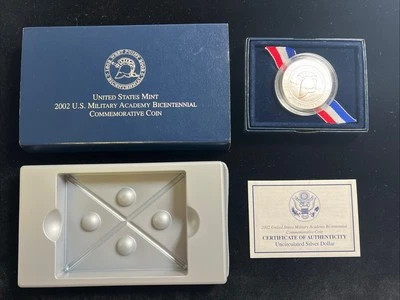 2002 U.S. Military Academy Bicentennial Commemorative Silver Dollar #478 - Image 1 of 3