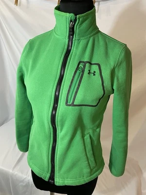Chaqueta polar lisa Under Armour mediana juvenil verde Kelly Foto 1 de 4