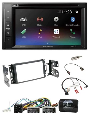 Pioneer Bluetooth Lenkrad USB 2DIN DAB DVD Autoradio für Jeep Grand Cherokee 201 - Bild 1 von 4