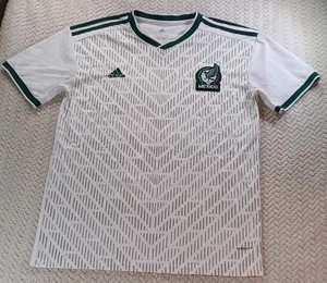 Adidas Mexiko Away Authentic Trikot weiß grün - Bild 1 von 17