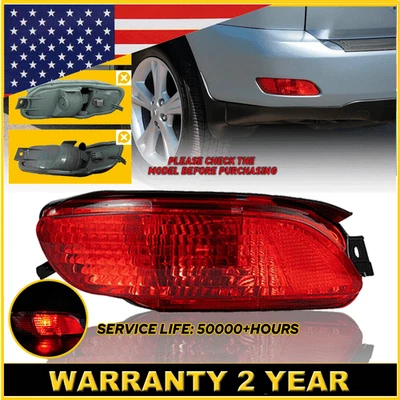 Left Rear bumper lamp Reflector Light For Lexus RX300 RX330 RX350 RX400 2004-09 - Image 1 of 4