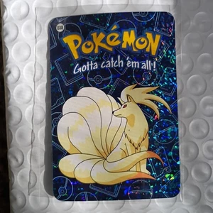Ninetales #038 - Vintage Vending Machine Prism Sticker 2000 - Pokemon Card - Picture 1 of 4