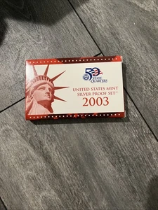 2003 US Mint Silver Proof Set - Picture 1 of 3