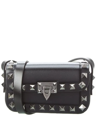 Valentino Rockstud Mini Leather Shoulder Bag Women's Black - Image 1 of 4