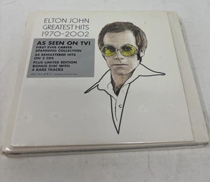 Elton John: Greatest Hits 1970-2002 (CD, 2002) - New/Sealed - Imagen 1 de 2